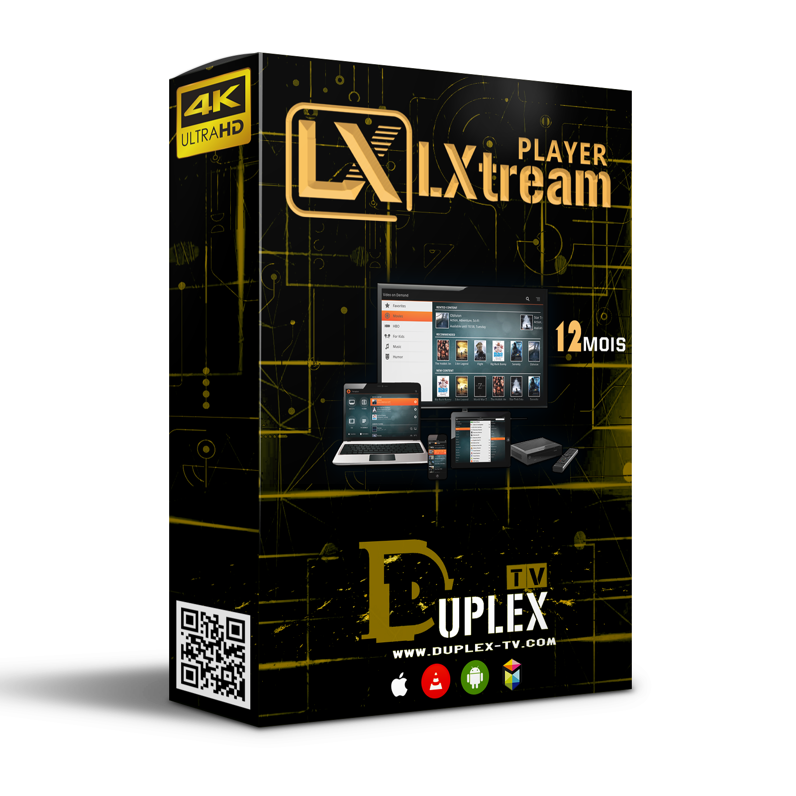 LXtream player IPTV