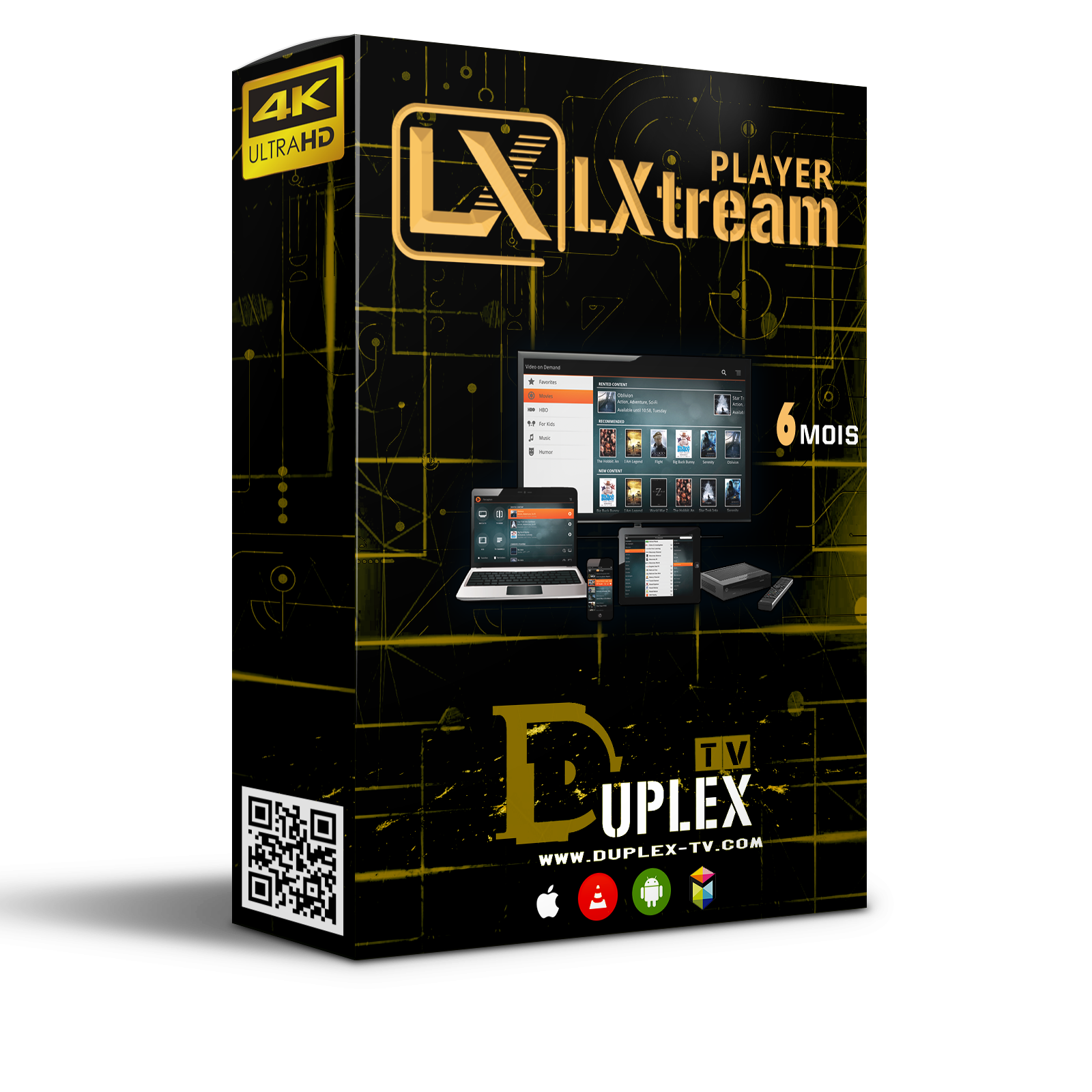 lxtream player 6 mois